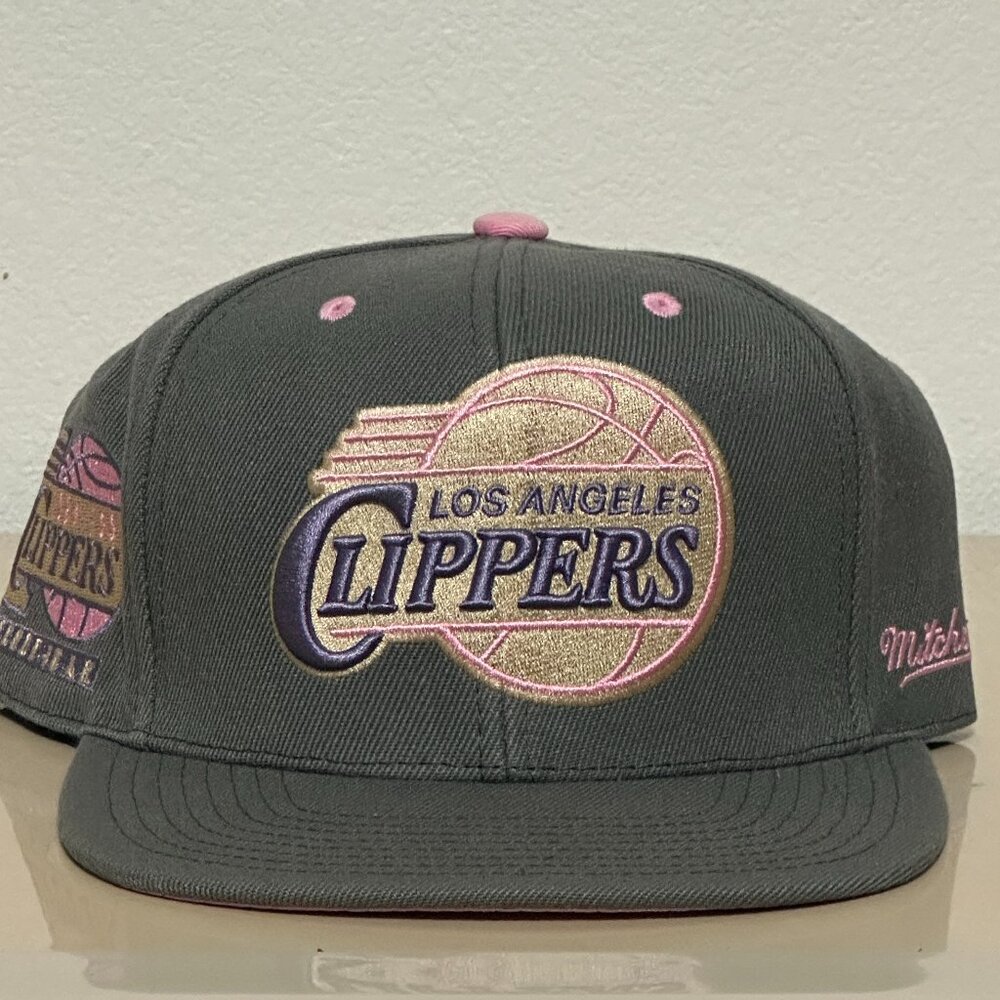 Los Angeles Clippers Mitchell & Ness HWC 1 Decade Anniversary Fitted Hat 7 1/4